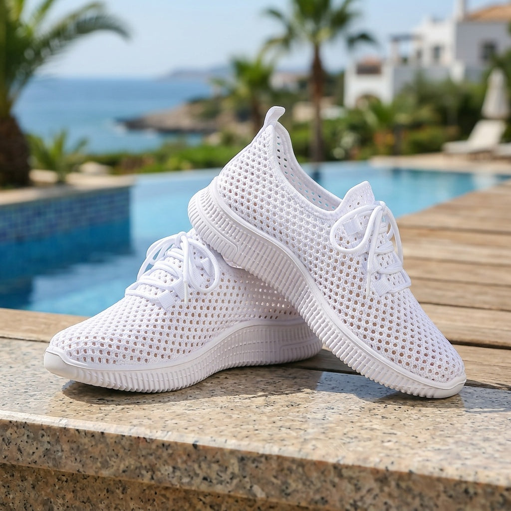 Vanessa | Andningsbara Vävda Sneakers