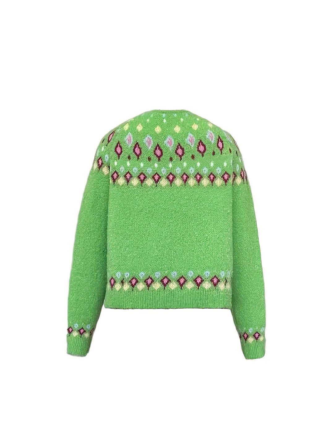 Maribel | Fair Isle Stickad Cardigan