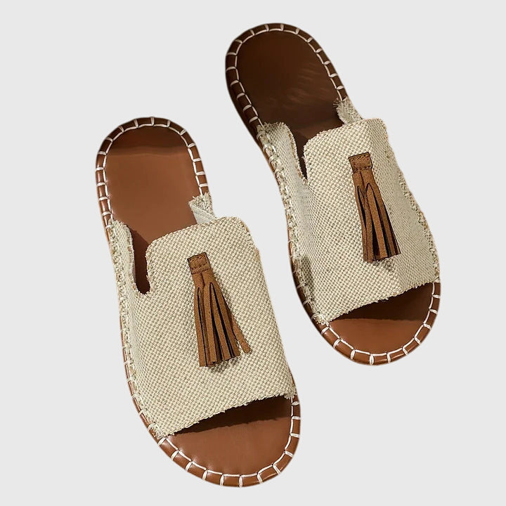 Claire | Stiliga Fransar Ortopediska Sandaler