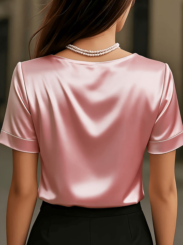 Katherine | Draperad V-ringad Blus