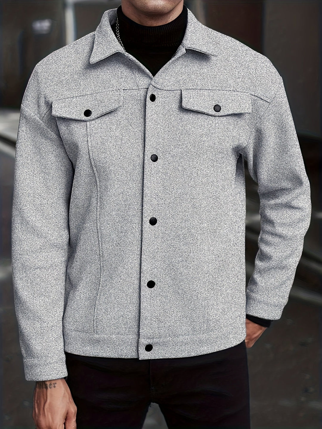 Roderick | Modern Snap-Button Jacka