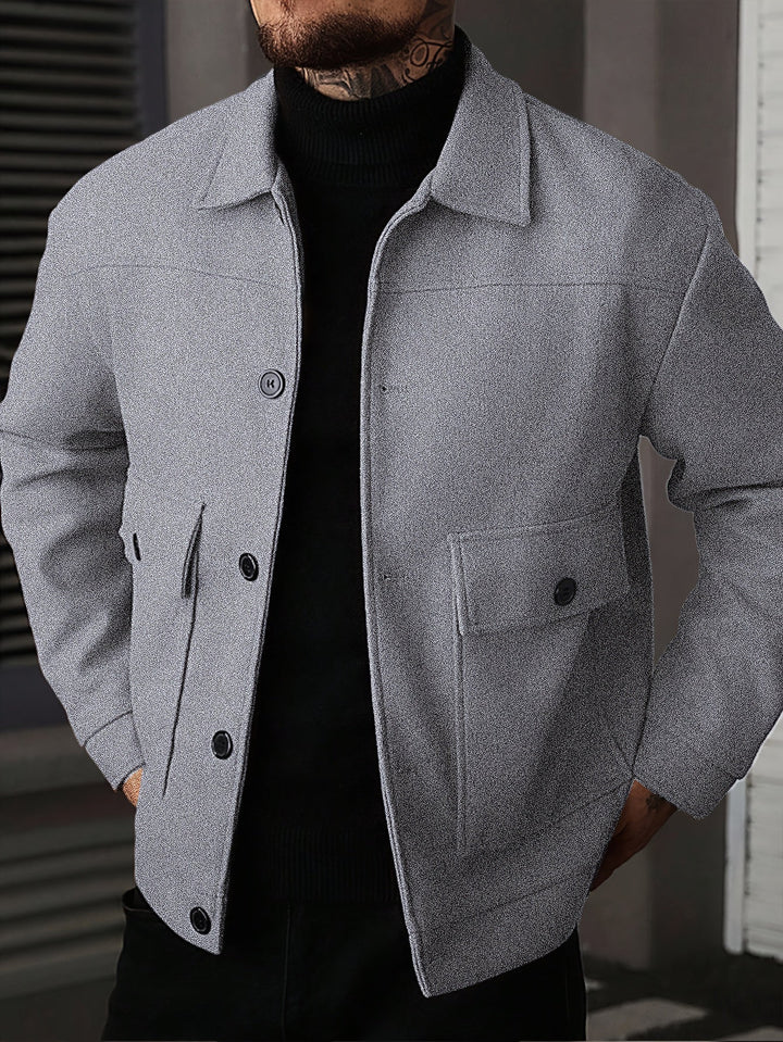 Ellery | Strukturerad Overshirt Jacka