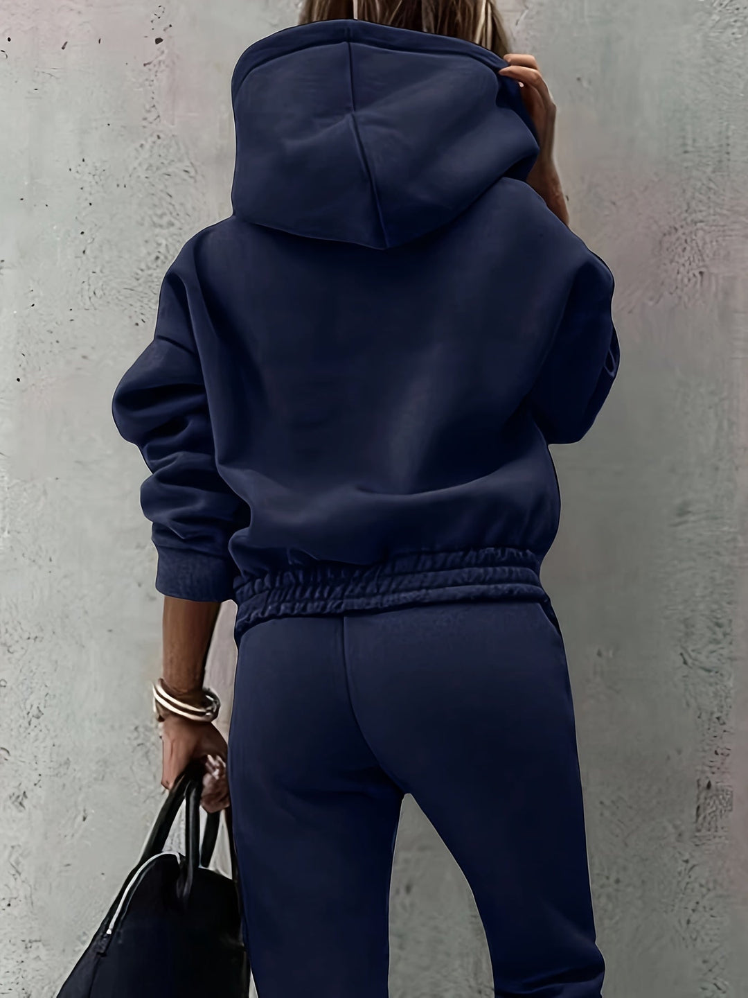 Estelle | Avslappnad Hooded Tvådelad Set