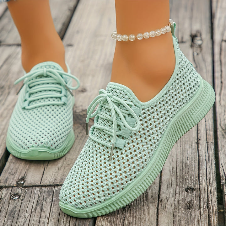 Vanessa | Andningsbara Vävda Sneakers