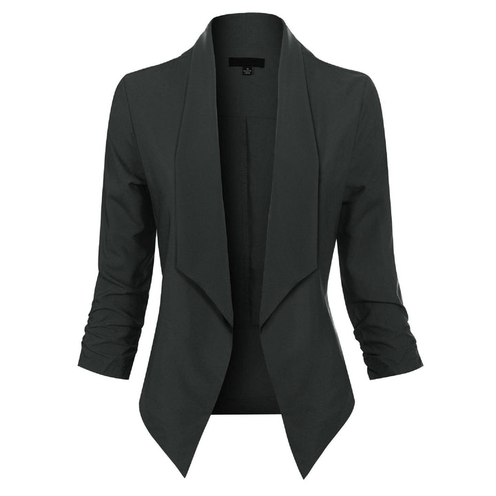 Beverly | Draperad Öppen Blazer
