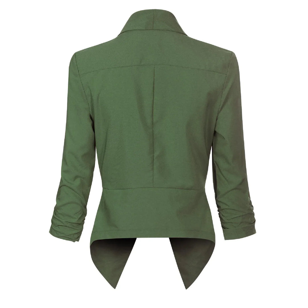 Beverly | Draperad Öppen Blazer