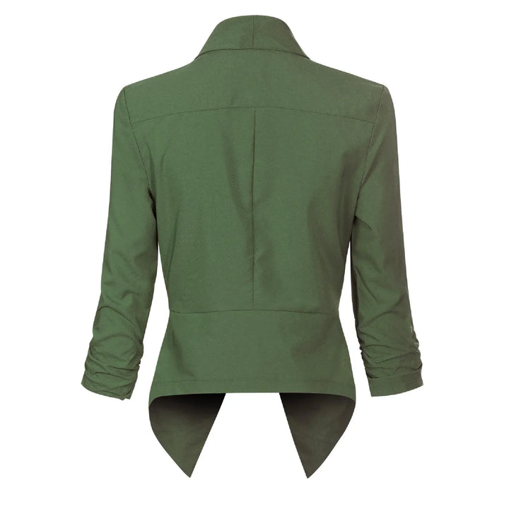 Beverly | Draperad Öppen Blazer