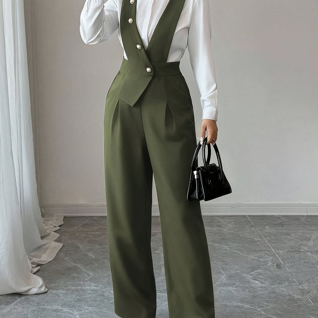 Tamsin | Skräddarsydd Byxdress med Vida Ben