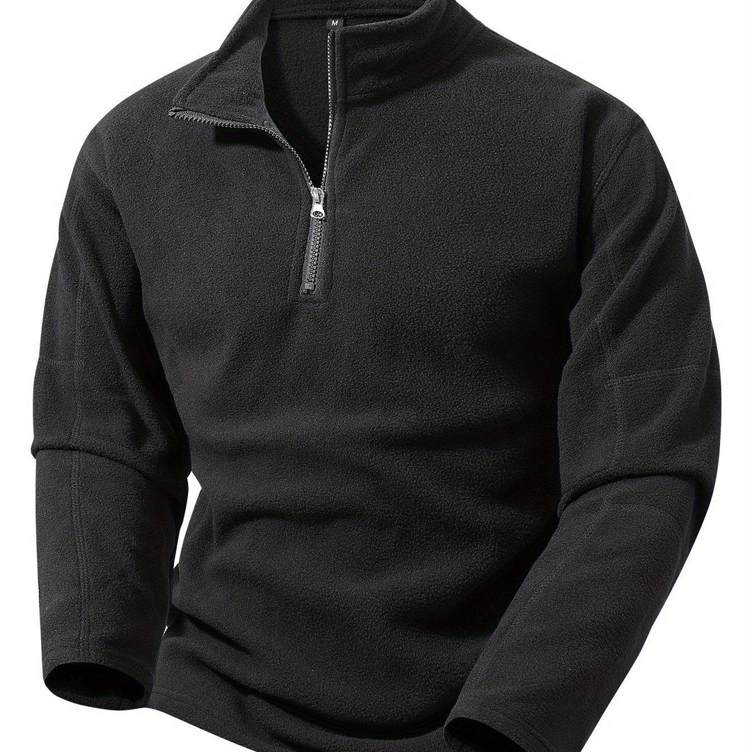 Fraser | Stå-Krage Halv-Zip Pullover