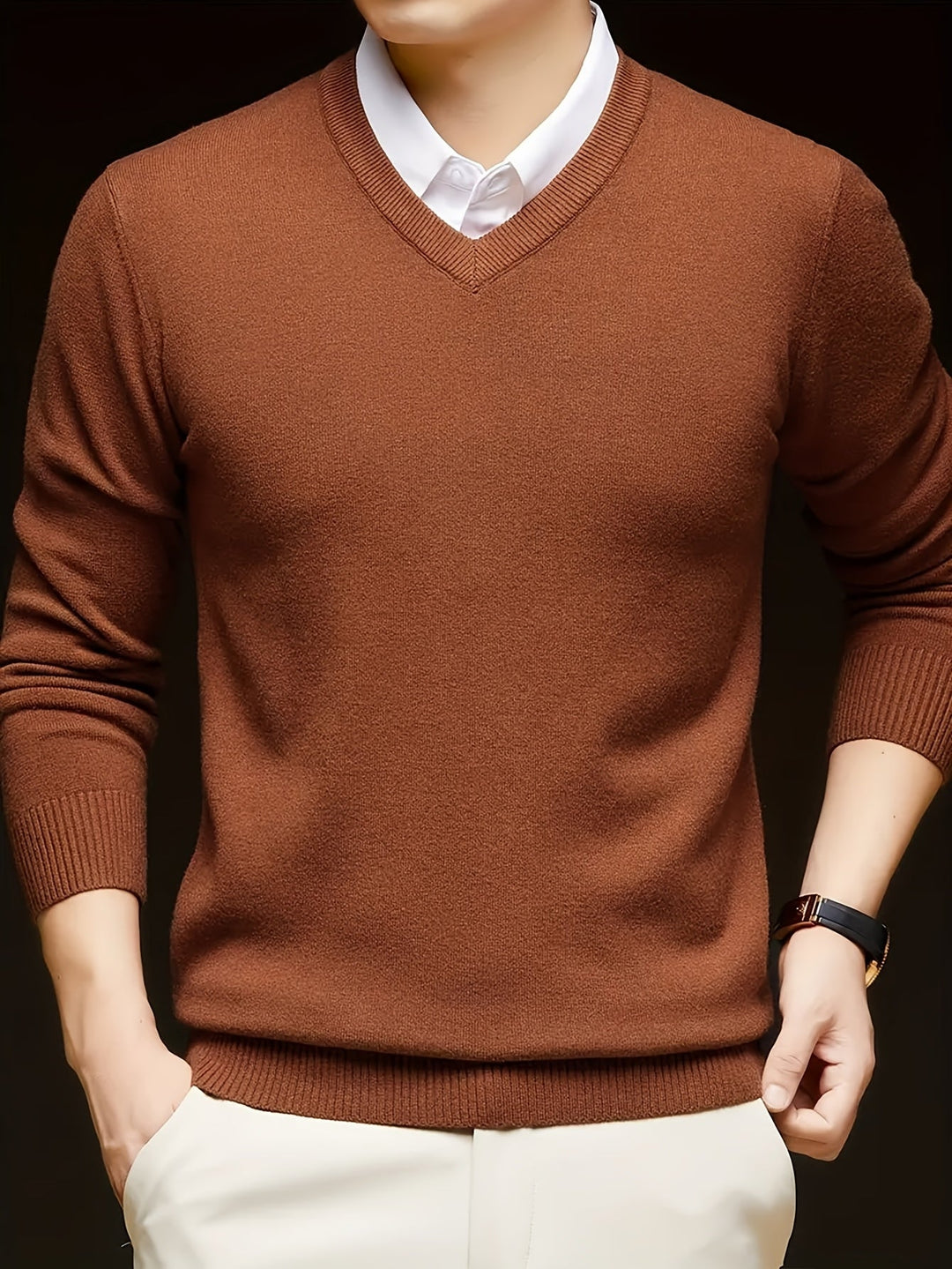 Nigel | Raffinerad V-ringad Jumper