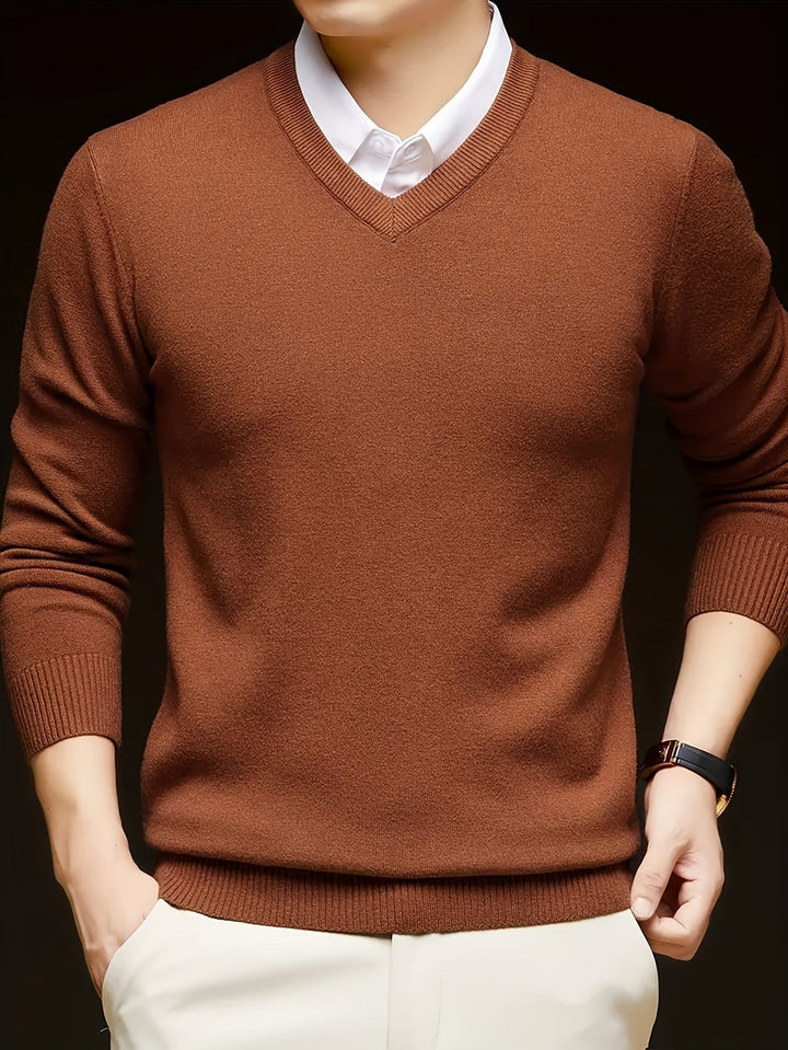 Nigel | Raffinerad V-ringad Jumper
