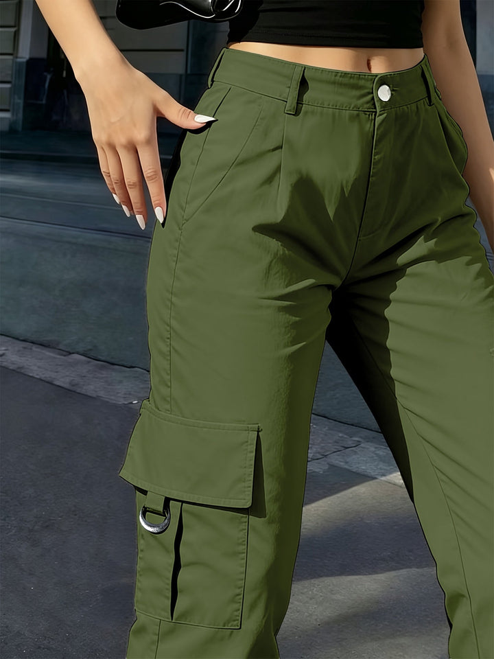 Sadie | Högmidjade vida cargobyxor
