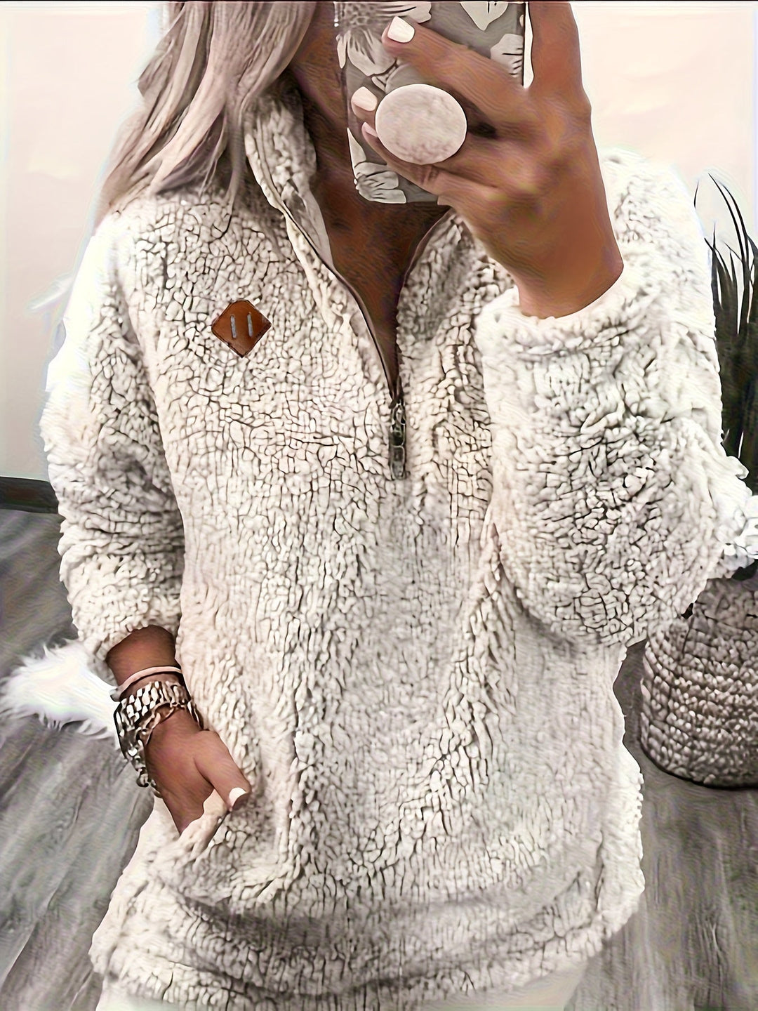 Lorraine | Mysig Halvdraget Pullover