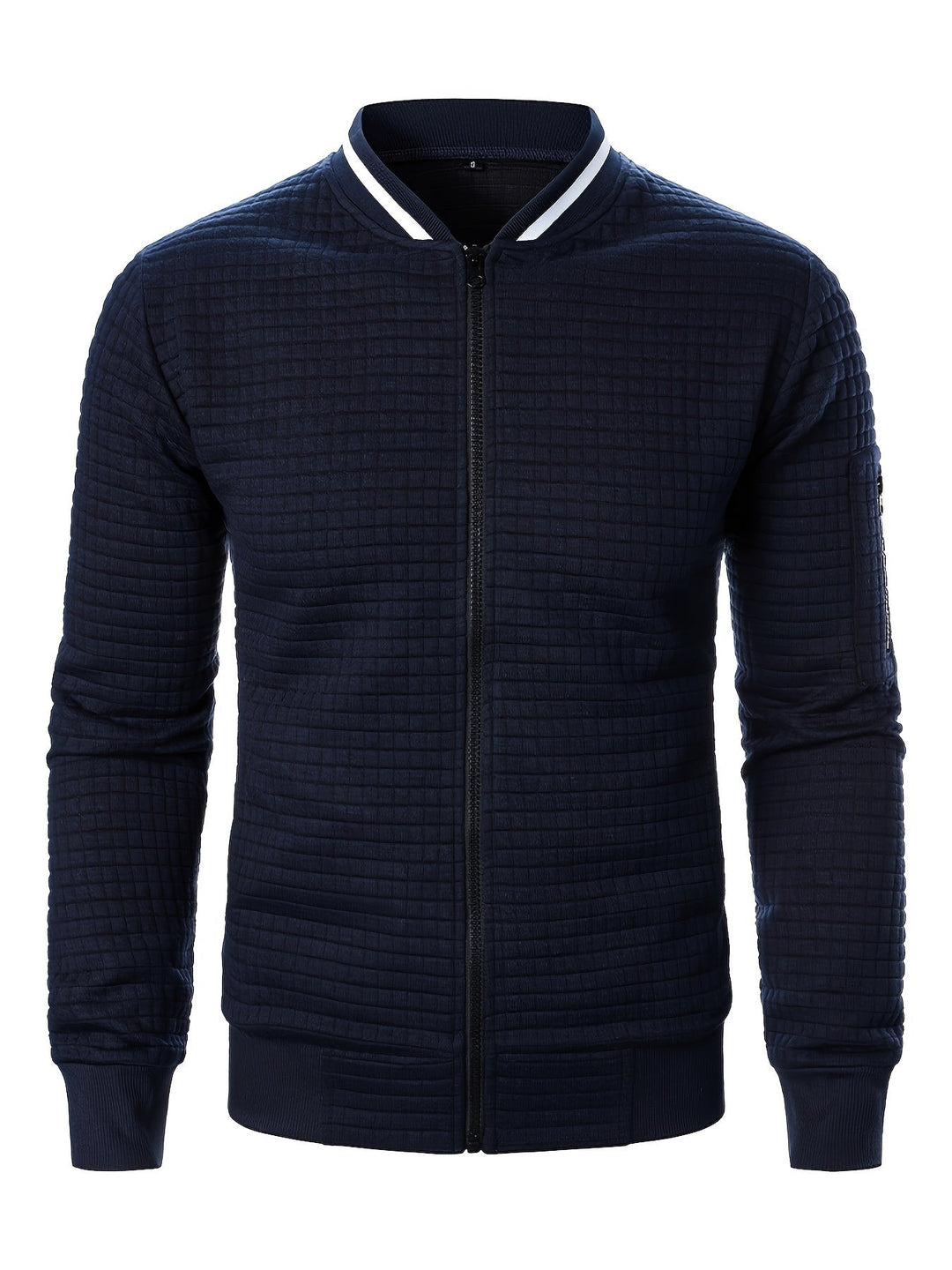 Conrad | Texturerad Zip-Up Jacka