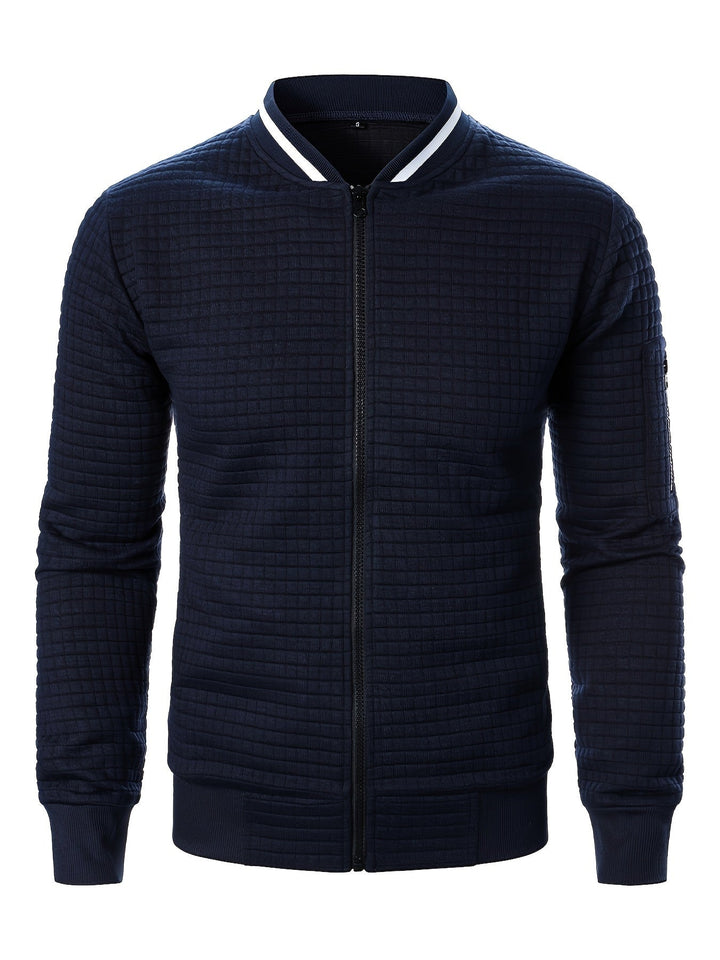 Conrad | Texturerad Zip-Up Jacka