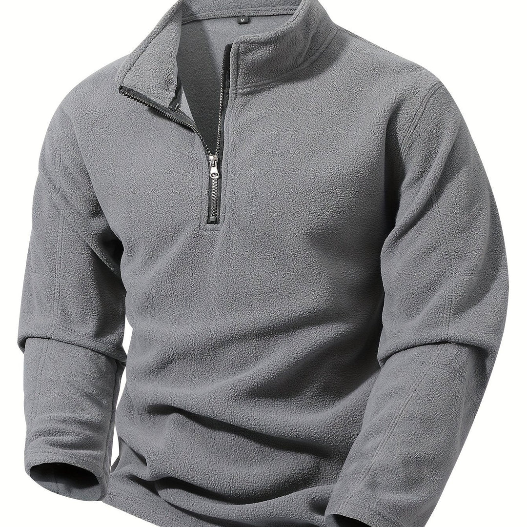 Fraser | Stå-Krage Halv-Zip Pullover