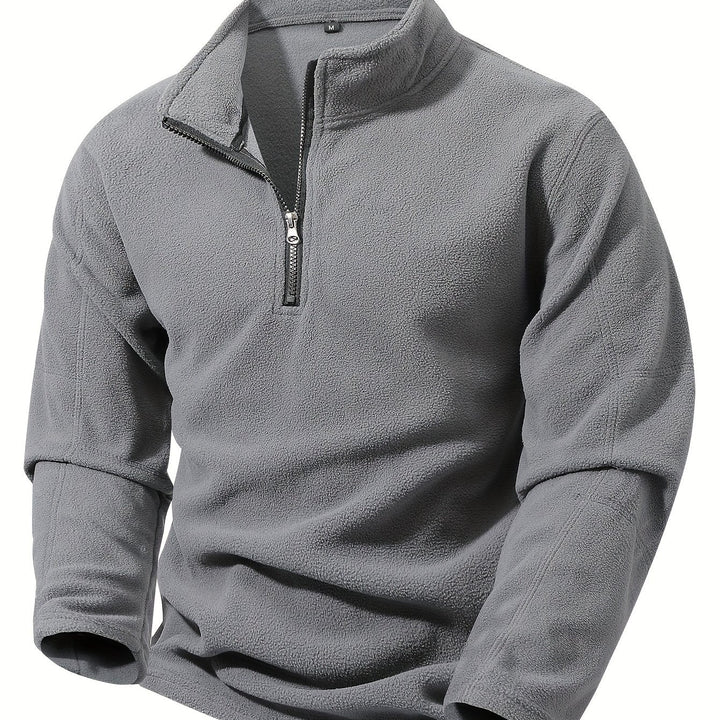 Fraser | Stå-Krage Halv-Zip Pullover