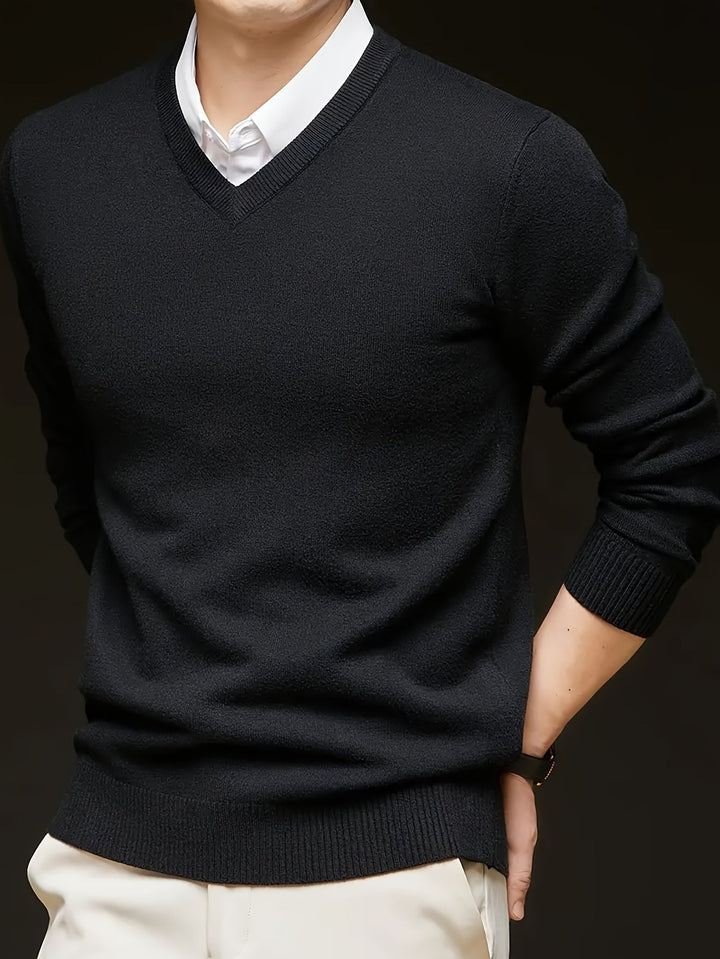 Nigel | Raffinerad V-ringad Jumper