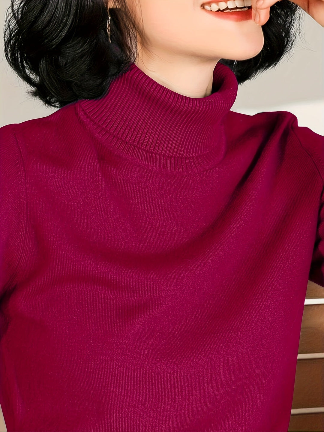 Isolde | Mysig Turtleneck Tröja