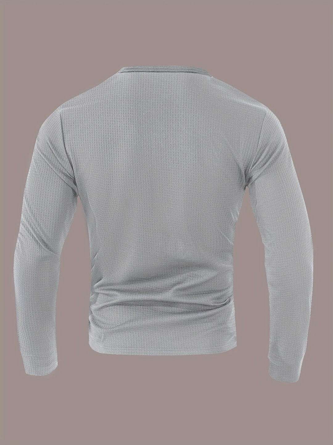 Sawyer | Texturerad Kontrast Henley Skjorta