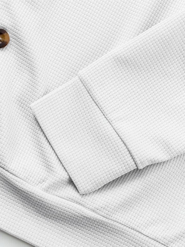 Clifford | Texturerad Knapp-Up Overskjorta