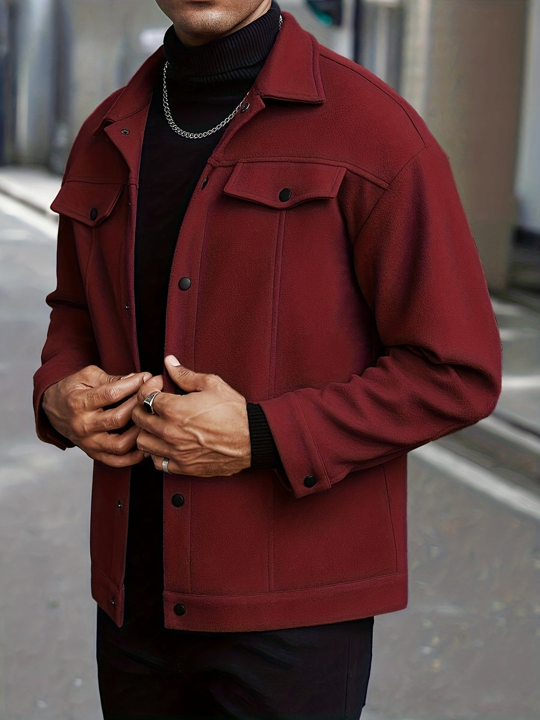 Roderick | Modern Snap-Button Jacka