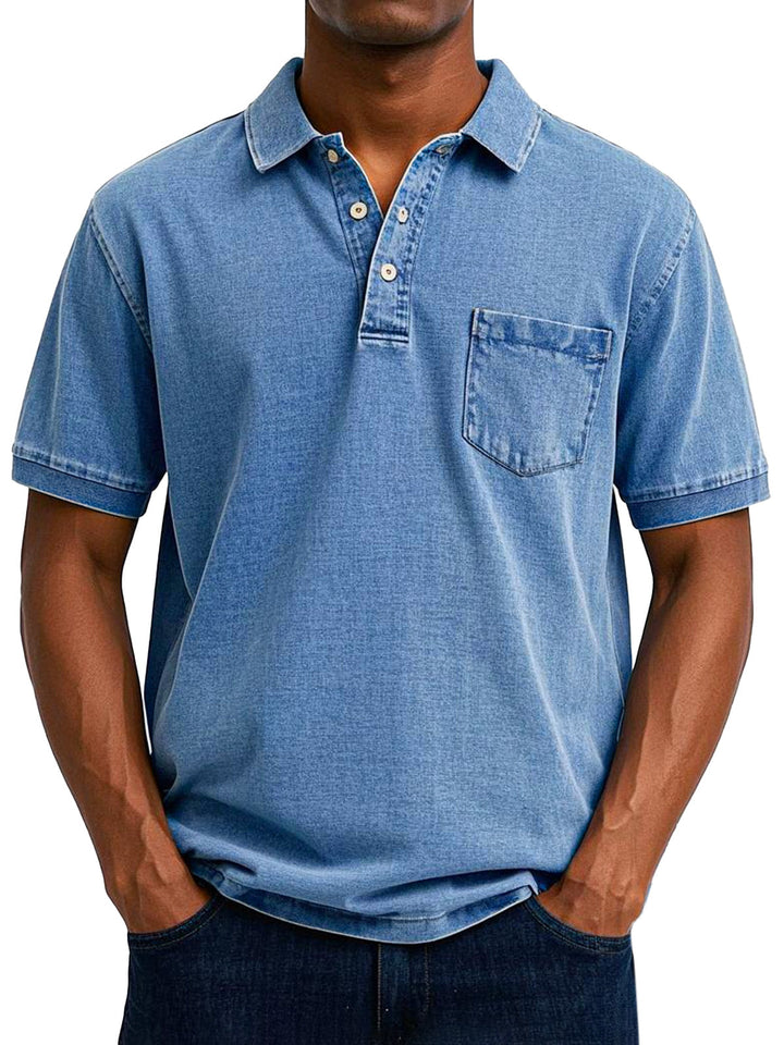 Cedric | Vintage Casual Polo Skjorta