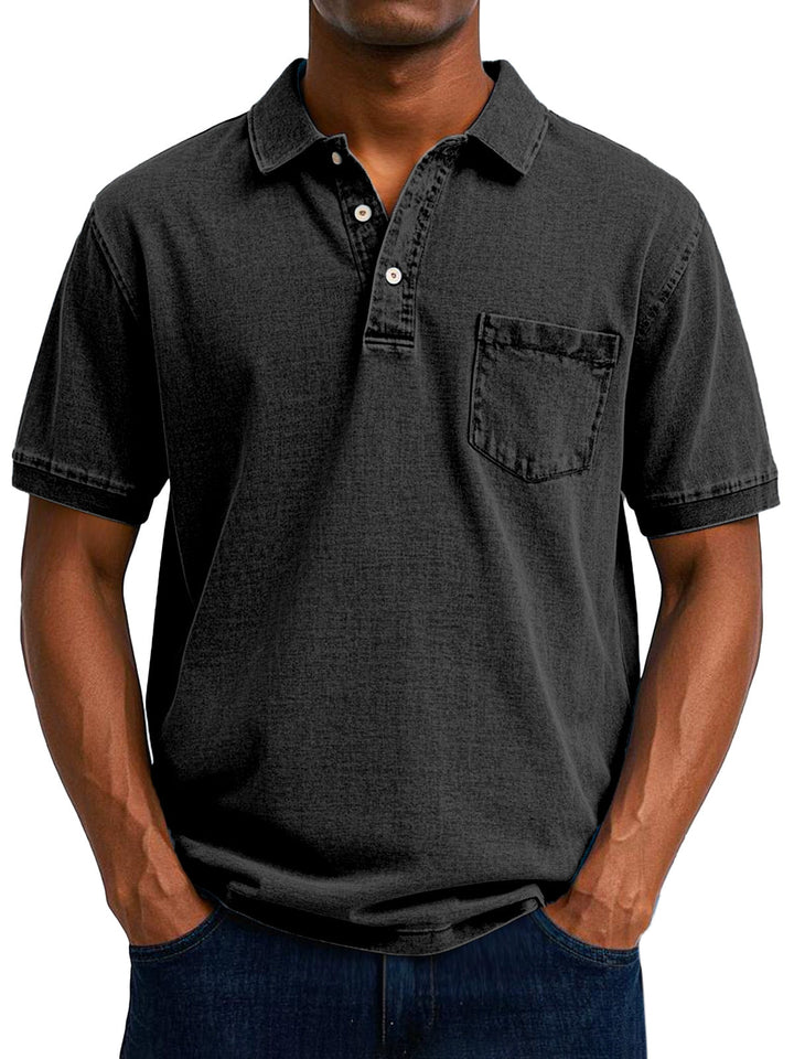 Cedric | Vintage Casual Polo Skjorta