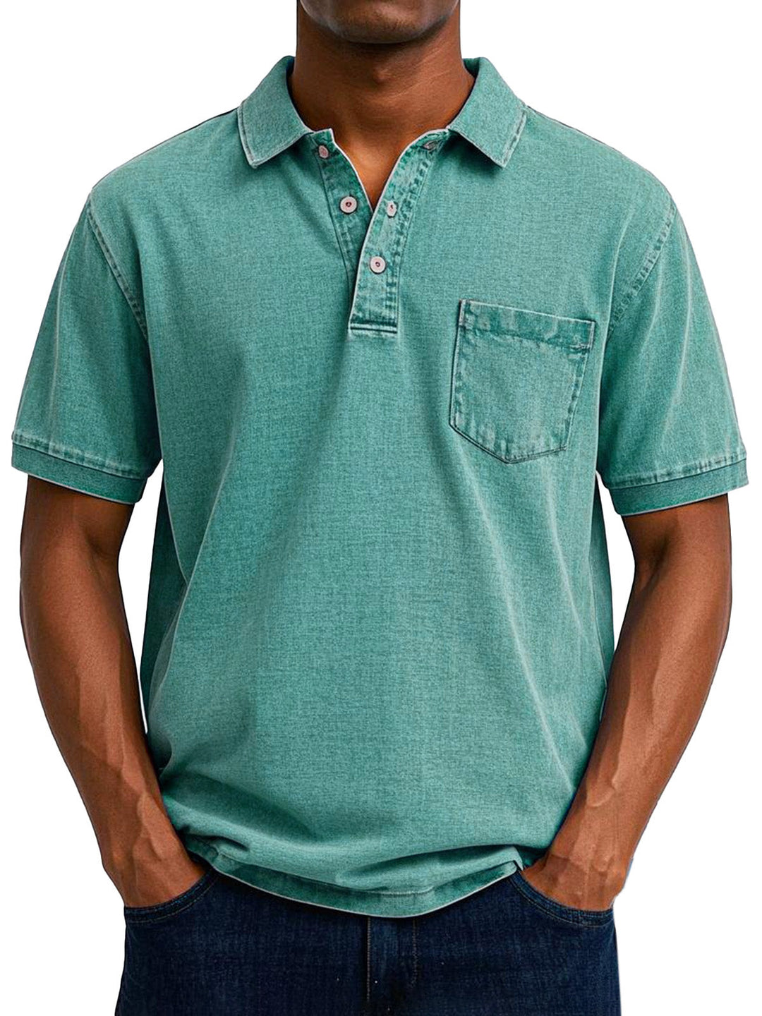 Cedric | Vintage Casual Polo Skjorta