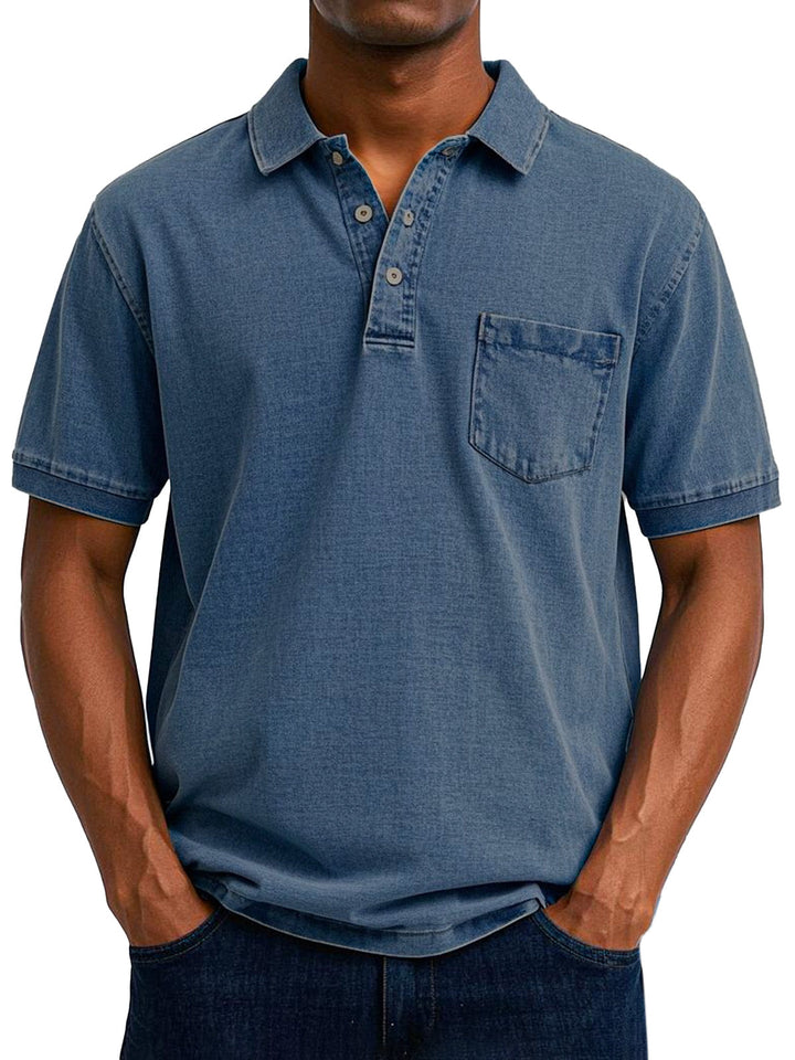 Cedric | Vintage Casual Polo Skjorta
