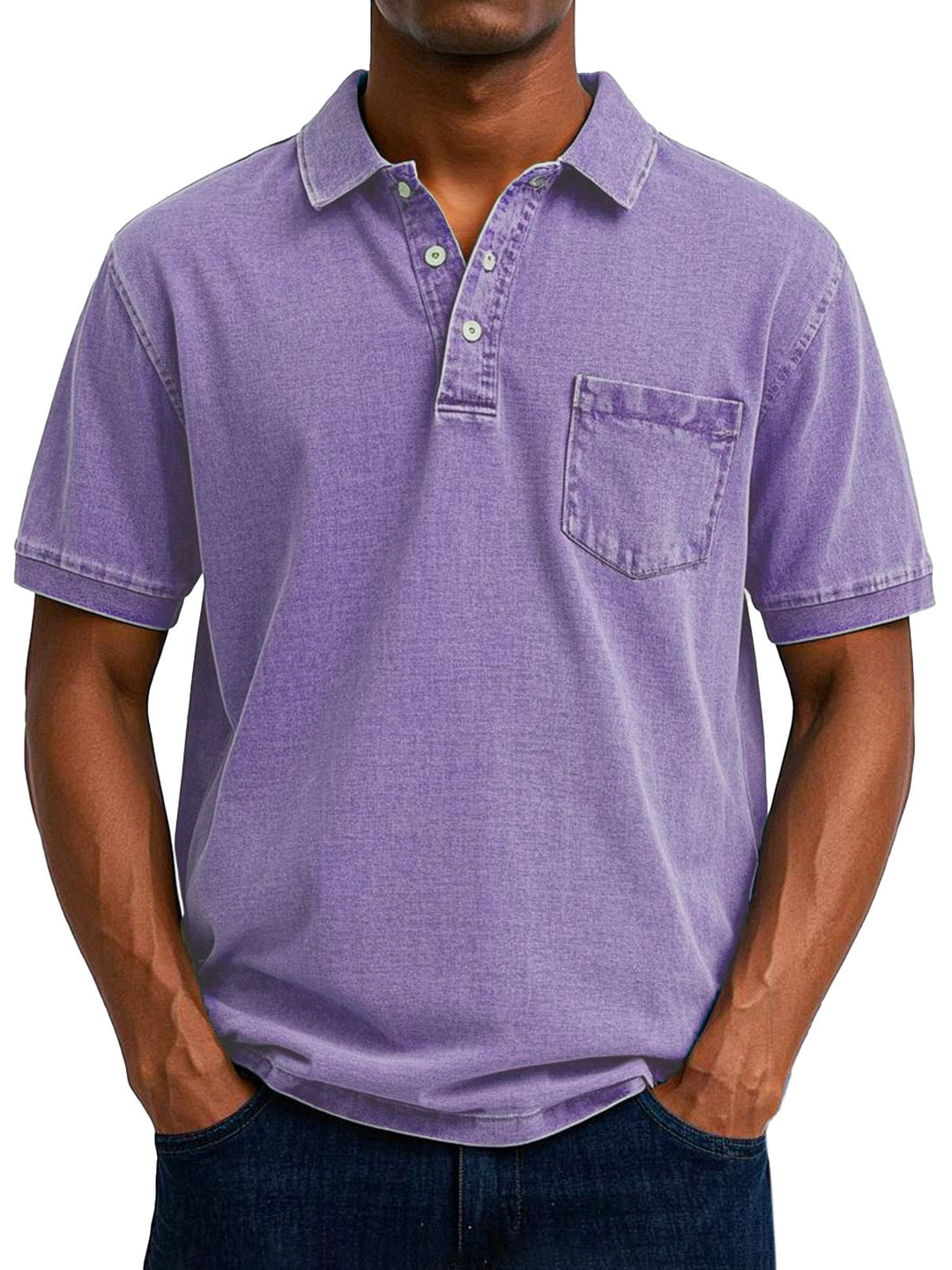 Cedric | Vintage Casual Polo Skjorta