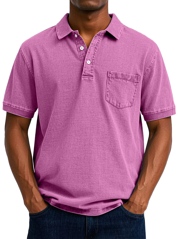 Cedric | Vintage Casual Polo Skjorta