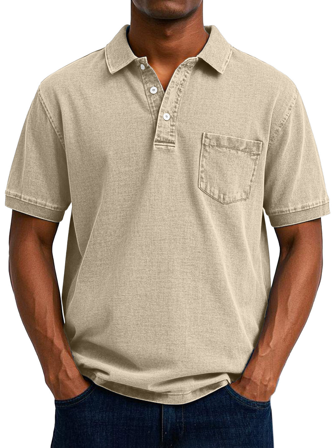 Cedric | Vintage Casual Polo Skjorta
