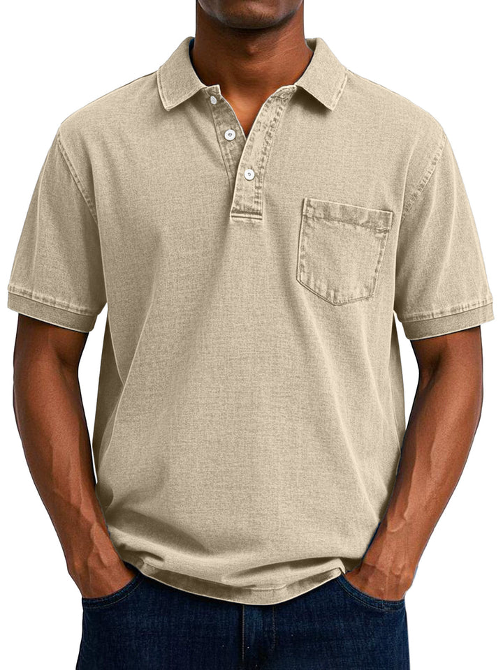 Cedric | Vintage Casual Polo Skjorta