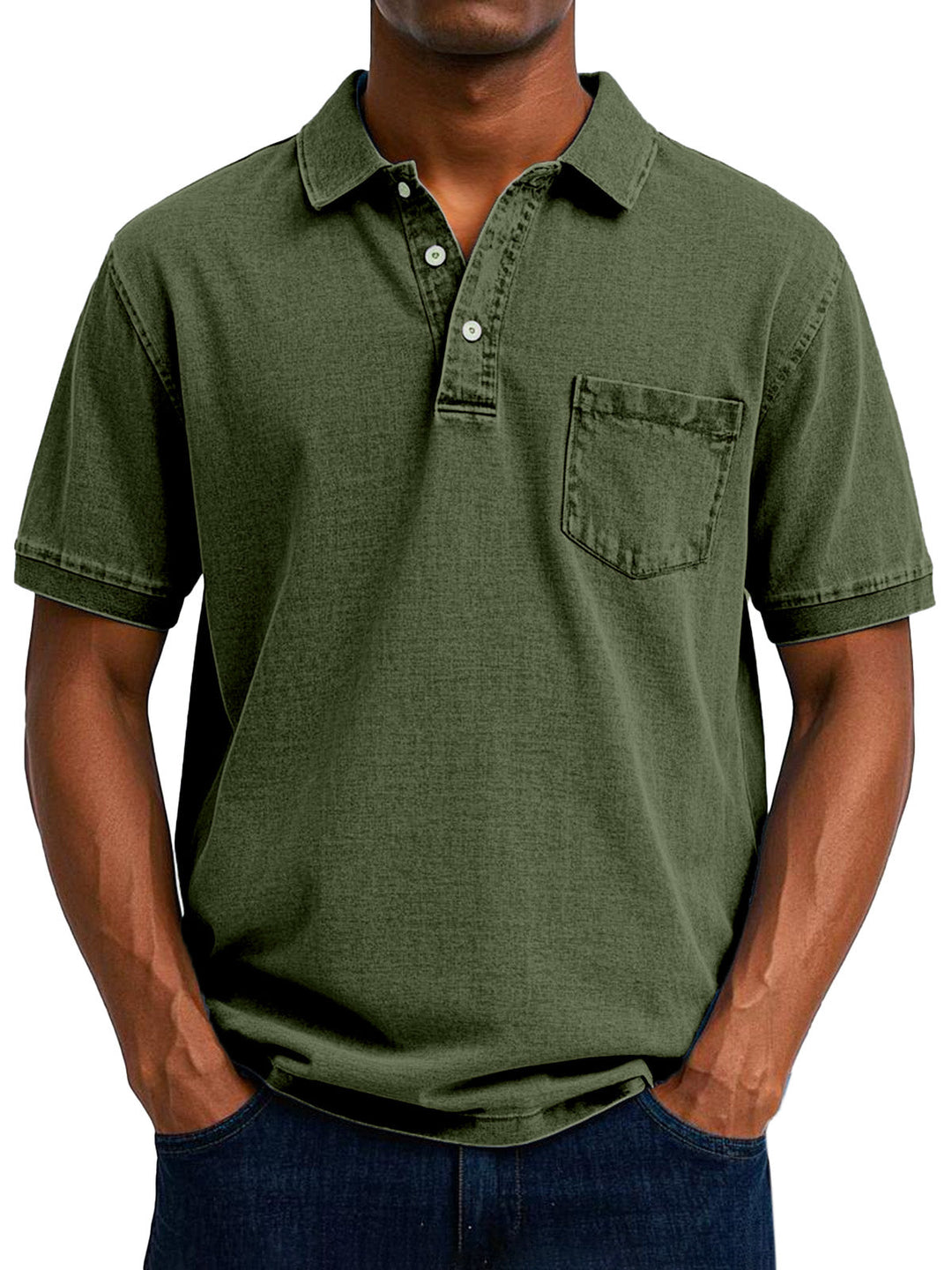 Cedric | Vintage Casual Polo Skjorta