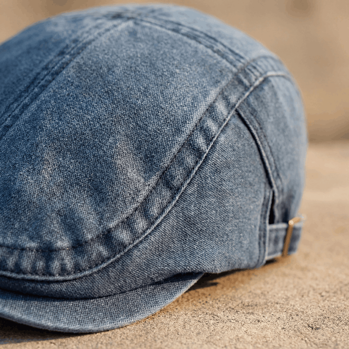 Arthuro | Klassisk Denim Flat Cap