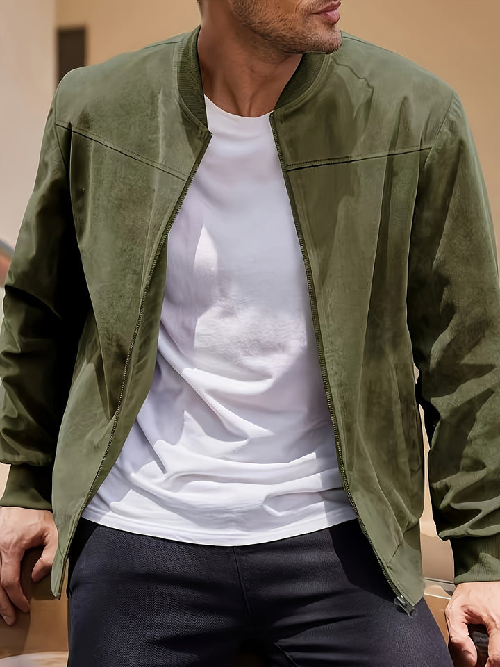 Bradley | Raffinerad Lättvikts Zip-Up Jacka