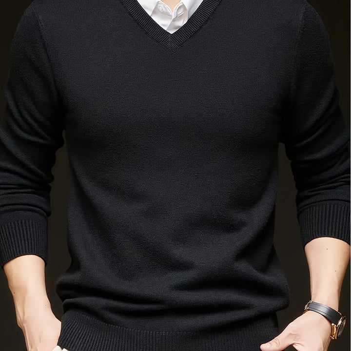 Nigel | Raffinerad V-ringad Jumper