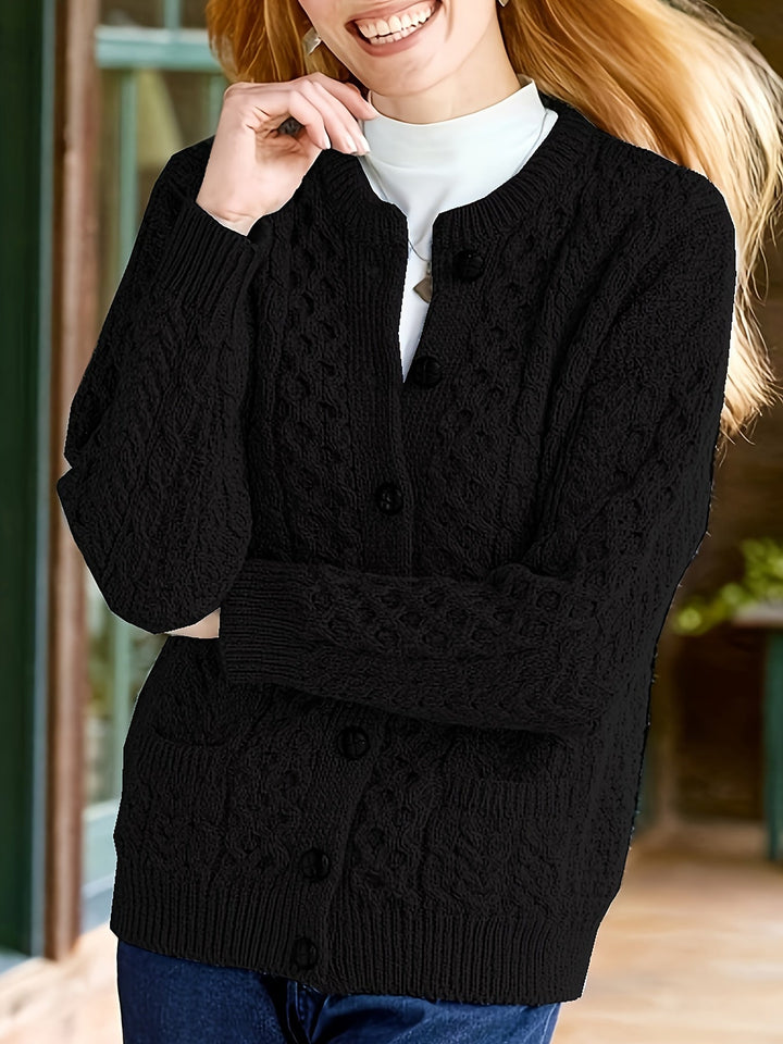 Winifred | Texturerad Knappframskjorta Kofta