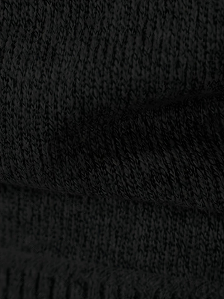 Edmund | Texturerad Ståkrage Zip Cardigan