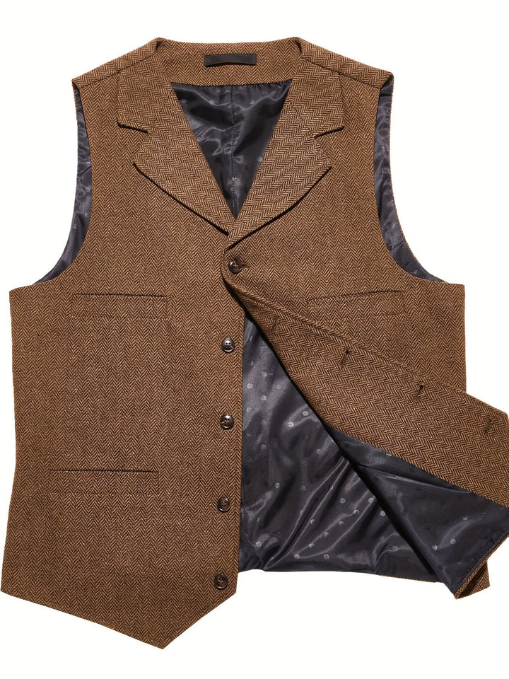 Emmett | Herringbone Skräddarsydd Väst
