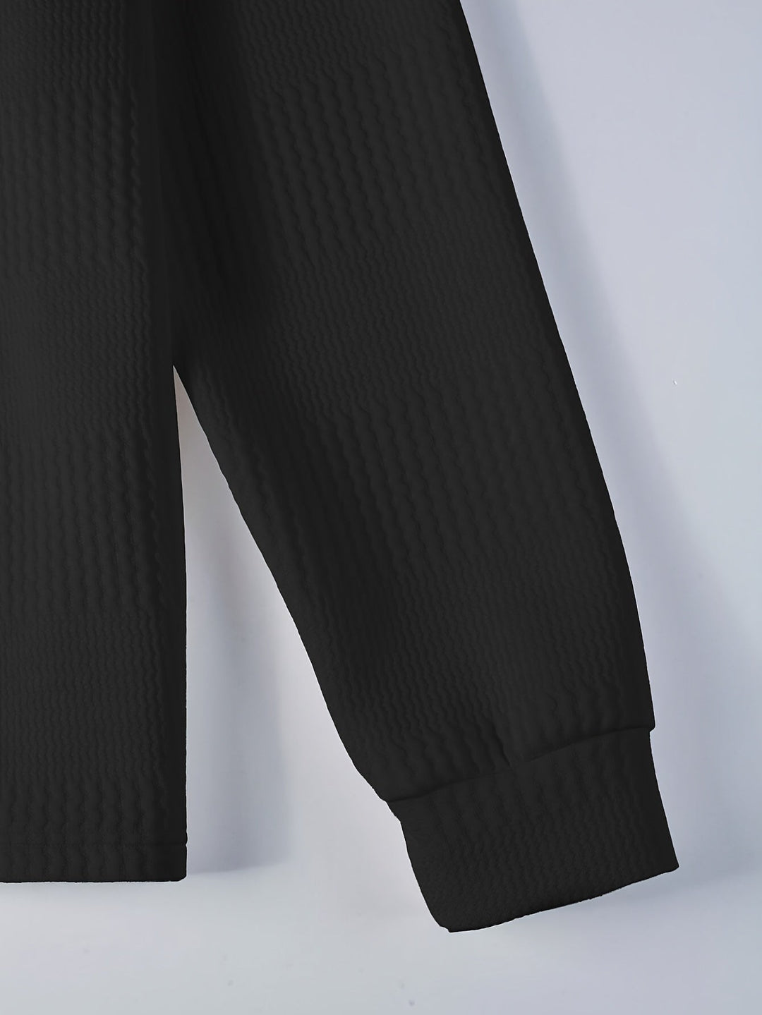 Clifford | Texturerad långärmad polo