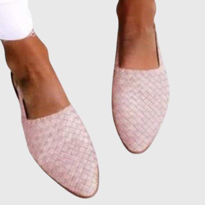 Mariya | Stilig Vävd Slip-On Lågskor