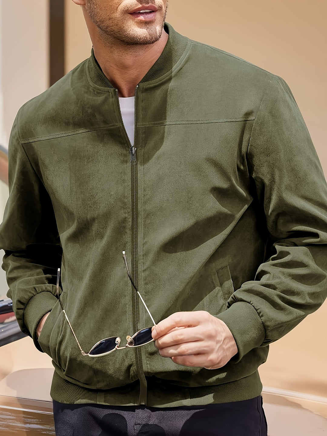 Bradley | Raffinerad Lättvikts Zip-Up Jacka