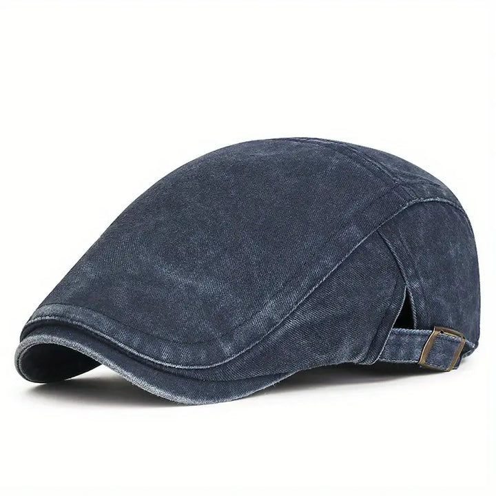 George | Klassisk Tvättad Flat Cap
