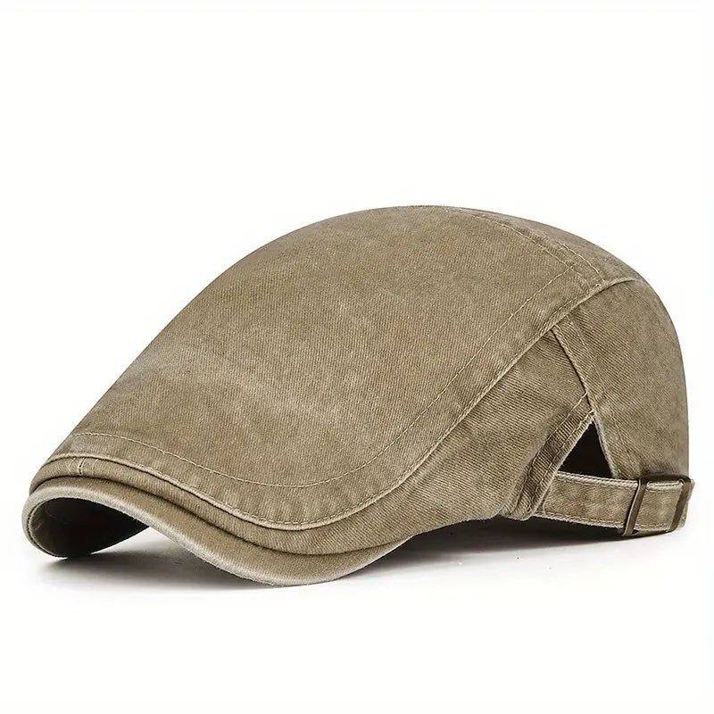 George | Klassisk Tvättad Flat Cap