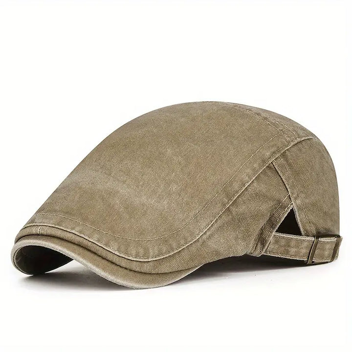 George | Klassisk Tvättad Flat Cap