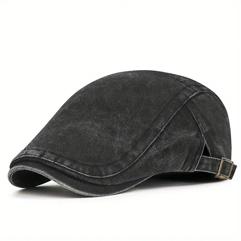 George | Klassisk Tvättad Flat Cap