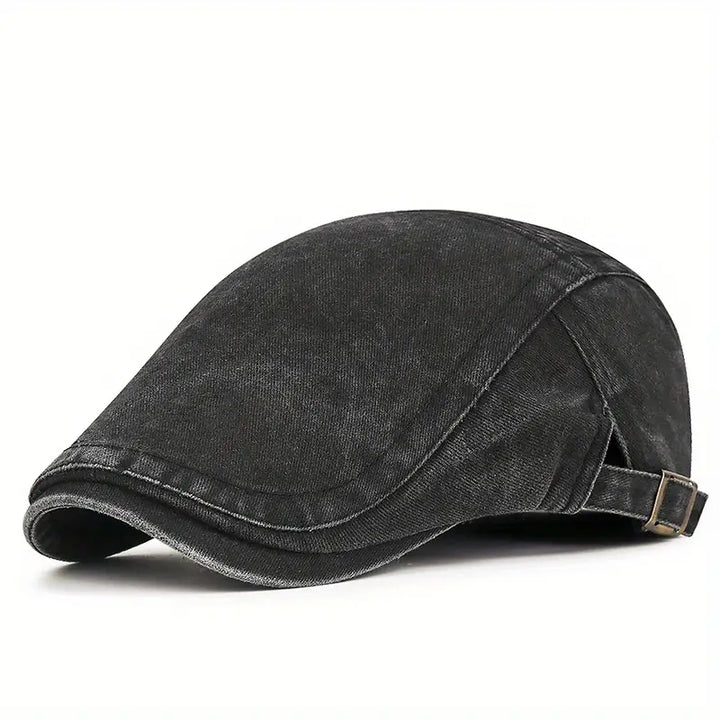 George | Klassisk Tvättad Flat Cap