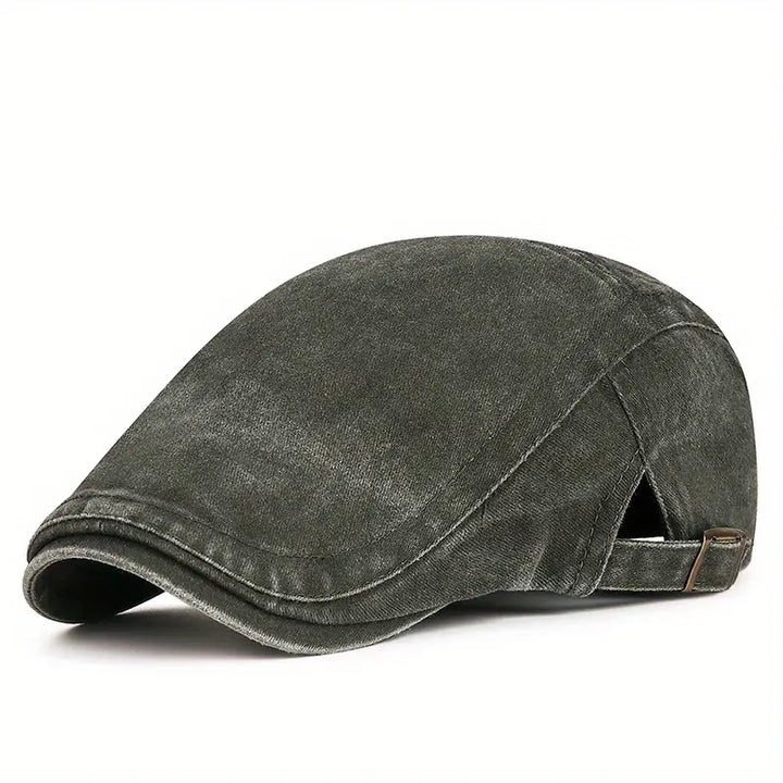 George | Klassisk Tvättad Flat Cap